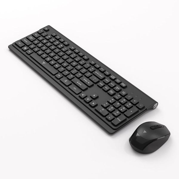 

ultra-thin wireless keyboard and mouse set 2.4g combos for pc laphome office use z0103