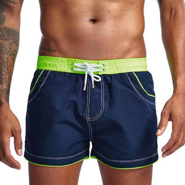 

men's mens brief underwear men solid color three-point beach pants wish fashion multicolor straight loose shorts, White;black