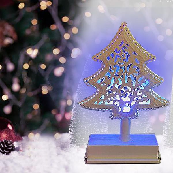 

party decoration xmas table ornament christmas tree festival glow in the dark earrings
