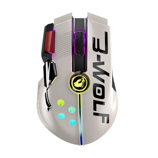 

wireless rechargeable gaming mouse dual mode wired mechanical 12000 dpi with backlight for pc lapmice