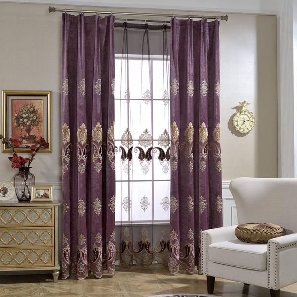 

curtain & drapes embroidered sheer curtains for living room beautiful edge chili peppers elegant lace window treatment drape panels