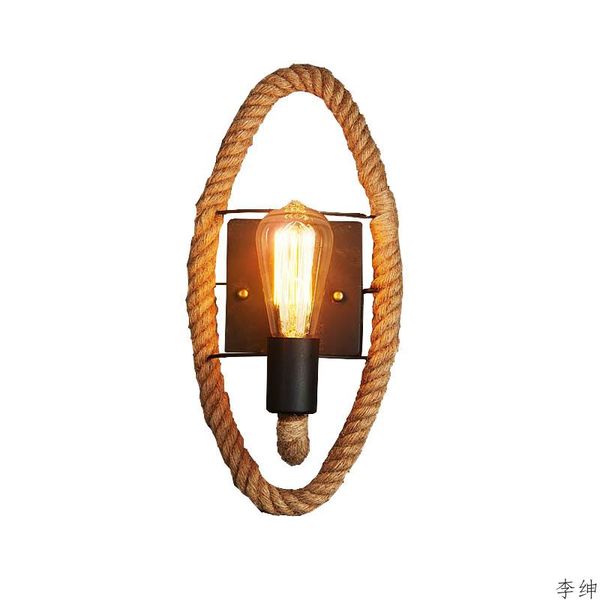 

wall lamp modern rope led light sconce industrial decor lighting loft for home mirror bar cafe vintage fixtures