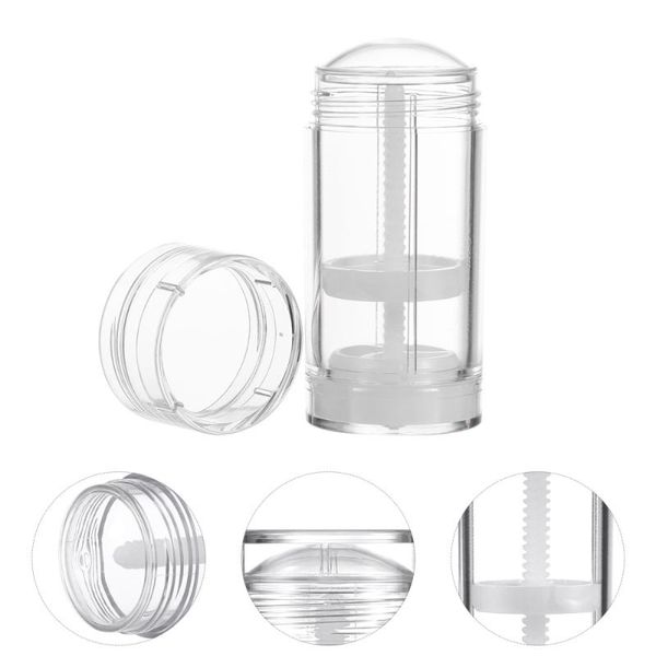 

storage bottles & jars 6pcs 30ml empty deodorant containers twist-up refillable