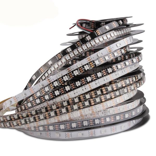 

strips ws2812b rgb led 30/60/144 leds/m dc5v lights rainbow for room
