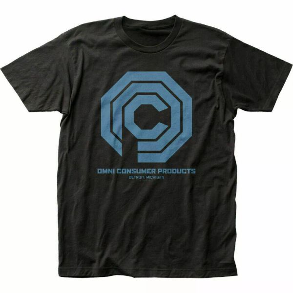 

robocop ocp t shirt mens licensed pop culture police cop movie tee new black, White;black