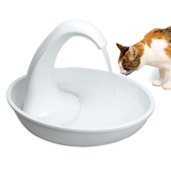 

cat bowls & feeders quiet automatic electronic water fountain for and dog swan pet drinking dispenser tools