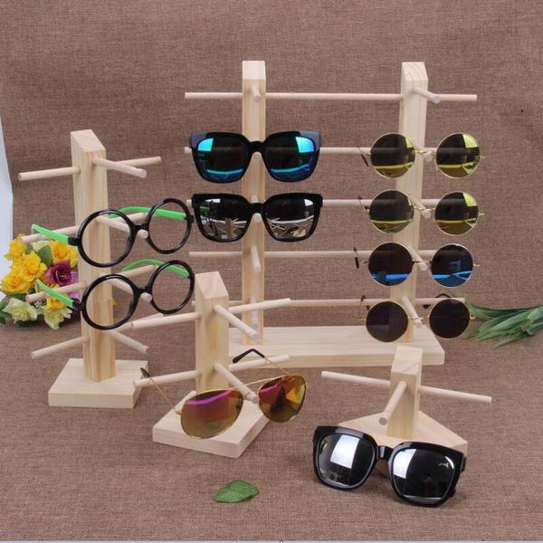 

storage boxes & bins multi layers eyeglasses display stand holder sunglasses show rack holders glasses shelf home wooden organizer