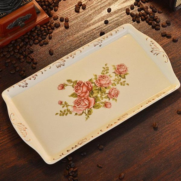 

dishes & plates yolife pocelain serving plate deskcombination storage with golden rim party tray cake fruit stand for home decoration