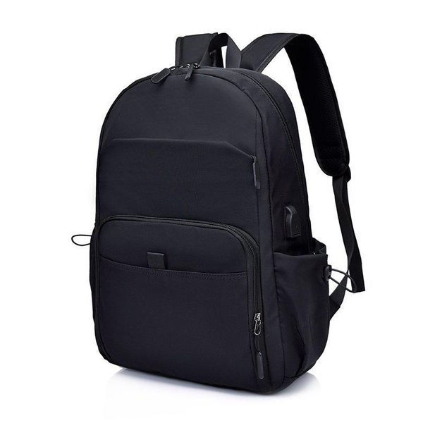 

backpack casual men's large capacity usb charging women's student school bag oxford