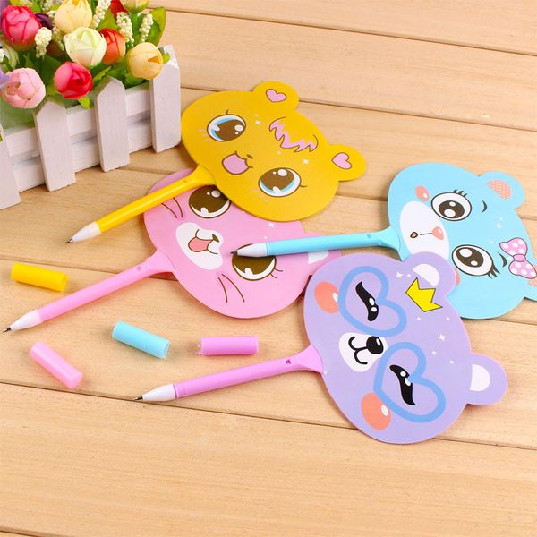 

children's t cute cartoon fan ballpoint pen advertising, Blue;orange