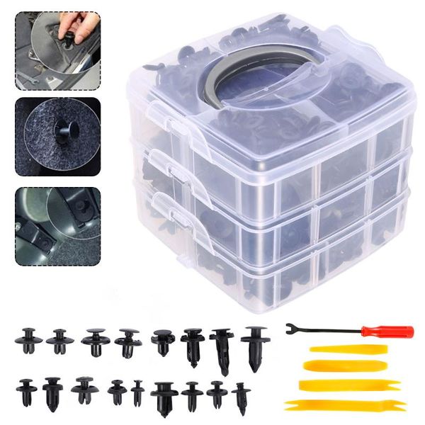 

other vehicle tools 655 pcs auto bumper fastener universal car clip mixed body push retainer and accessories repair kit