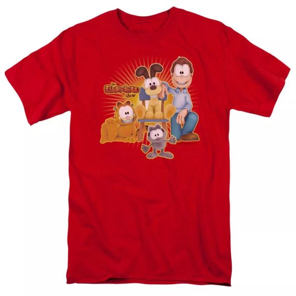 

Garfield Say Cheese T-Shirt Sizes S-3X NEW, White;black