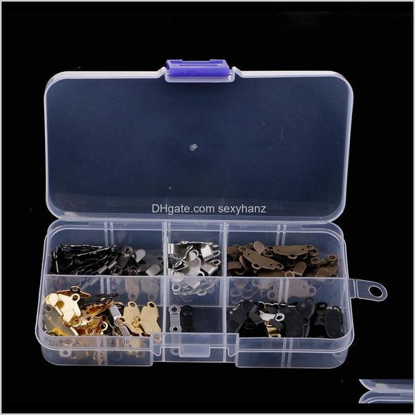 

sewing notions tools apparel drop delivery 2021 50 sets 5 colors metal sewon hooks and eyes closures for trousers skirt dress suits wdumc, Black