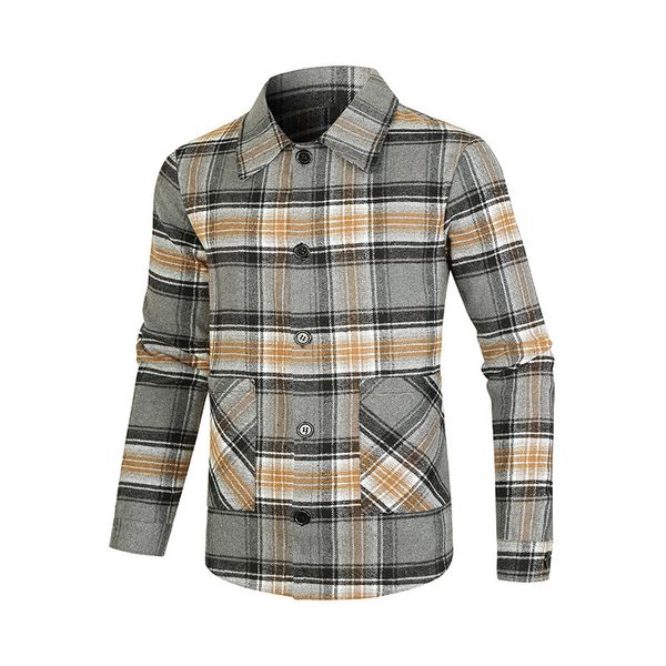 

autumn mens casual shirts multi color stripe pattern lapel loose shirt long sleeve large pocket clothes, White;black