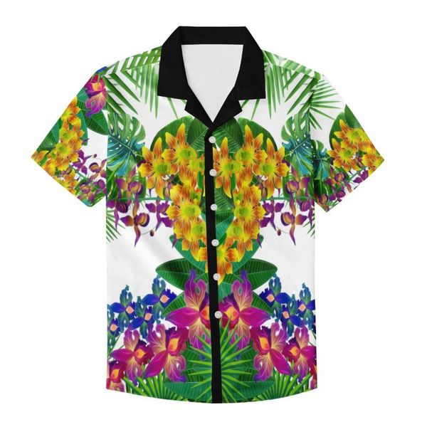 

men's casual shirts shirt t for men luxury design polynesia 3d print retro style red sandy beach drop, White;black