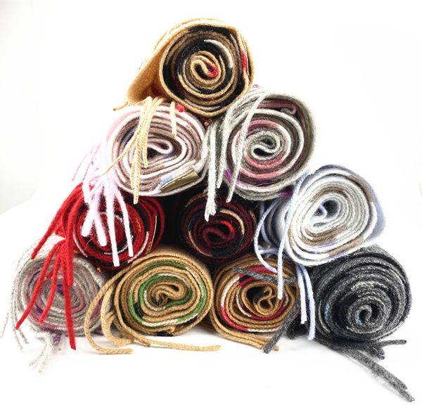 Modischer Herren-Designer-Schal aus 100 % Kaschmir-Jacquard-Damenschals für den Winter, für Männer und Frauen, hochwertige, weiche, dicke Schals, Größe 180 cm x 30 cm, mit Geschenkbox