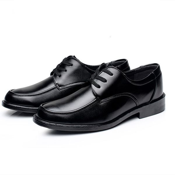 

dress shoes men's shoe snakeskin grain leather men wedding oxford lace-up office suit casual luxury italian d4io, Black