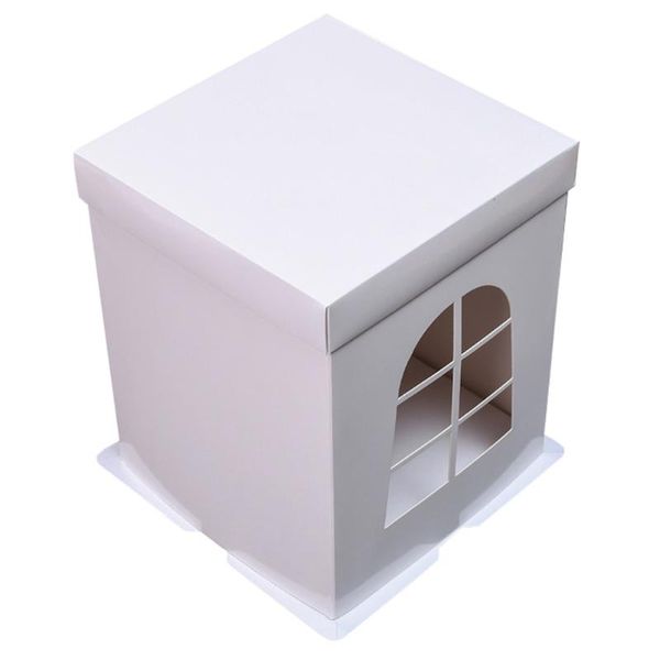 

gift wrap 1pc cake box birthday carrier baking food packaging party supplies