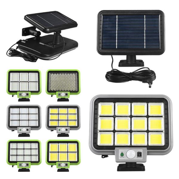 

solar lamps outdoor wall light human sensor remote control lamp garden lawn courtyard street decoration waterproof lighting