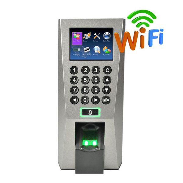 

tcp/ip usb biometric fingerprint door access control system smart lock time attendance terminal record optional wifi
