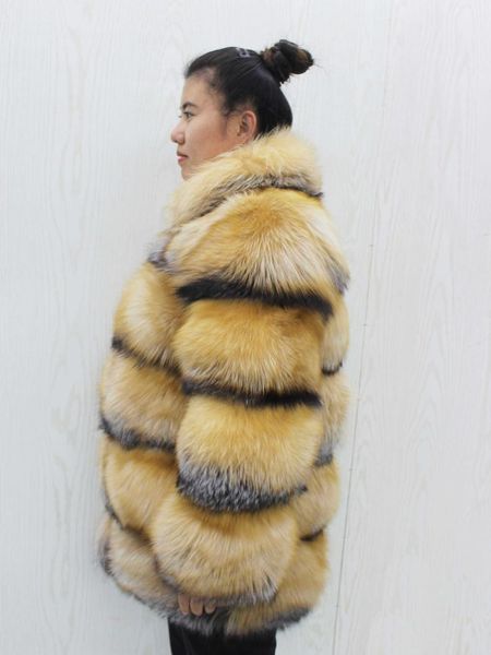 

women's fur & faux linhaoshengyue winter female coat leather grass, Black