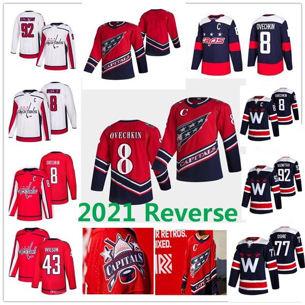 

reverse retro alex ovechkin washington capitals hockey jerseys tom wilson nicklas backstrom tj oshie braden holtby evgeny kuznetsov john car, Black;red