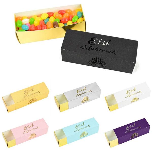 

paper eid mubarak chocolate candy box hollow out happy ramadan party decor diy favor gift islam muslim festival supplies wrap