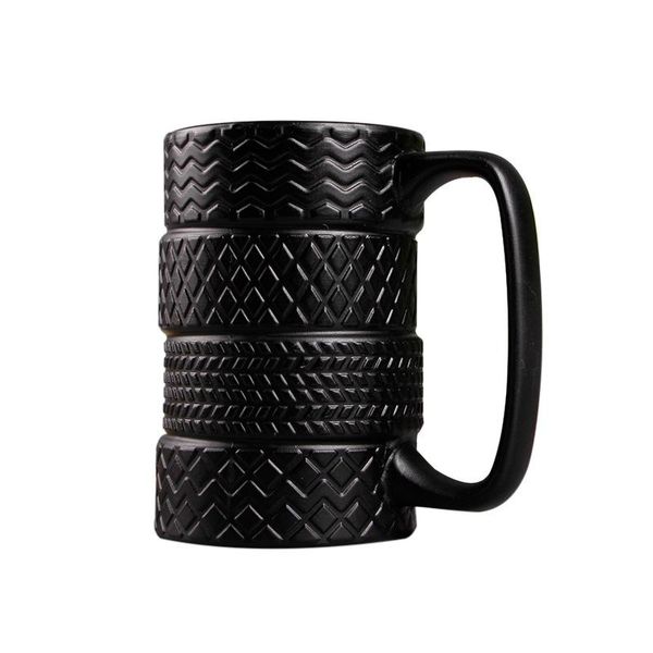 

tire shape coffee mugs large capacity tea water cups creative drinkware