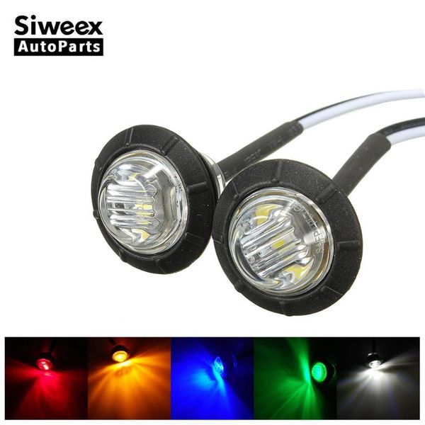 

pcs led trailer side marker lights 3 2835 smd yellow white red for trucks clearance bulbs turn signal lamp 12v dc waterproof emergency