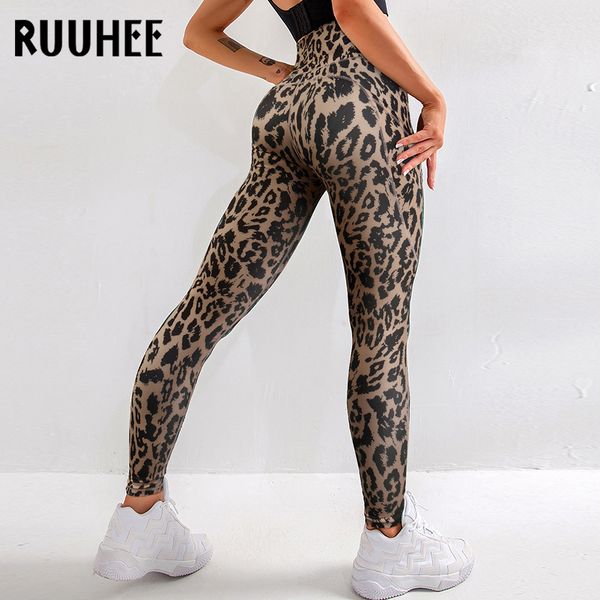 

ruuhee tight leggings leopard sports women fitness with pocket yoga pants stretch workout leggings patchwork slim gym leggings, Black