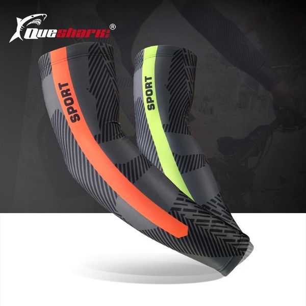 

elbow & knee pads professional sunscreen cycling arm sleeves cool bike warmers fishing camping running anti-uv covers protection, Black;gray