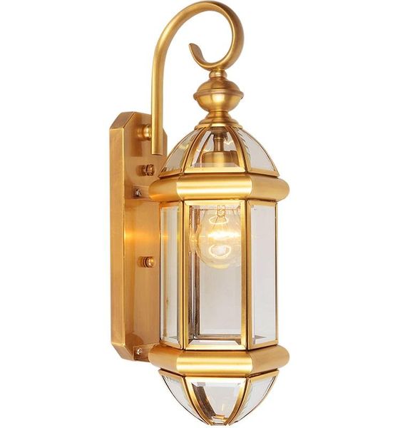 

wall lamp country patio lamps fashion bedroom led light fixtures balcony wandlamp creative copper outdoor lighting sconce