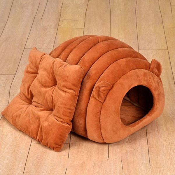 

cat beds & furniture comfortable and practical semi-closed pet nest washable durable warm pp cotton