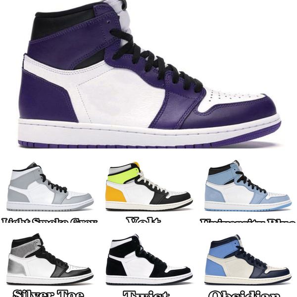 

1 university blue hyper royal twist chicago basketball shoes men 1s mid milan digital pink sail patent bred toe women court purple sneakersc
