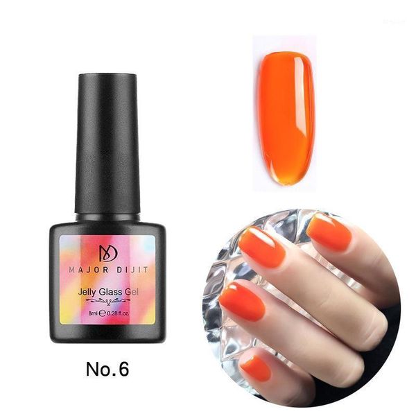 

colorful jelly uv gel polish soak off varnish manicure nail art diy s551, Red;pink