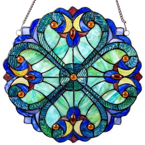 

hanging pendant decorative romantic acrylic colorful heart-shape window for decorating objects & figurines
