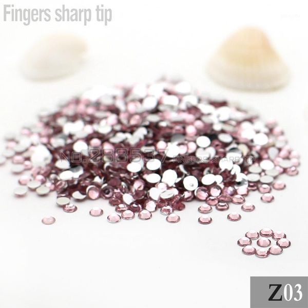 

1000pcs 6mm ss30 round fashion glitter nail art rhinestone light pink crystal decoration rhinestones beads diy z031, Silver;gold