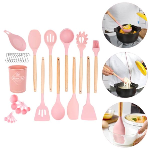 

dinnerware sets 1 set practical cooking shovel kitchenware kit silica spatula