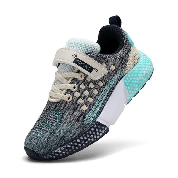 

new children shoesautumn boys sneakers mesh breathable girls sport shoes light weight tennis outdoor shoes fashion kids shoes, Black;red