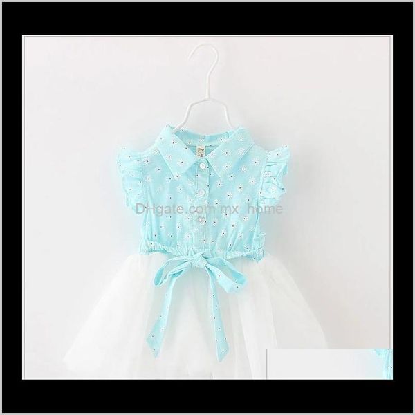 

cute summer princess girls lace tulle stitching girl floral printed kids ruffle chiffon skirt vro6n fgrpa, Red;yellow