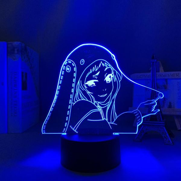 

night lights anime 3d light kakegurui compulsive gambler runa yomozuki figure for kids bedroom decor nightlight manga gift room table lamp