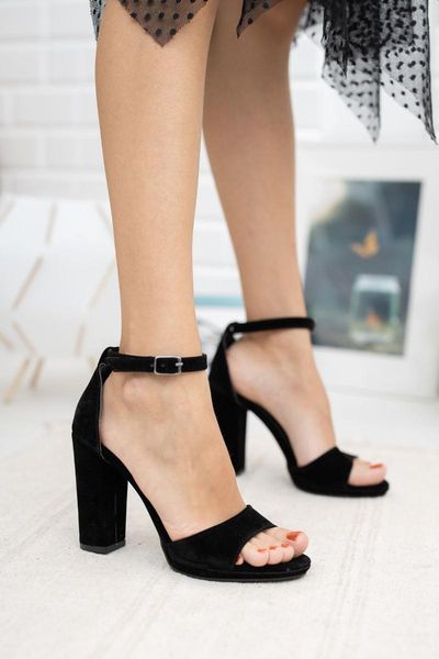 

sandals women's black suede shoes