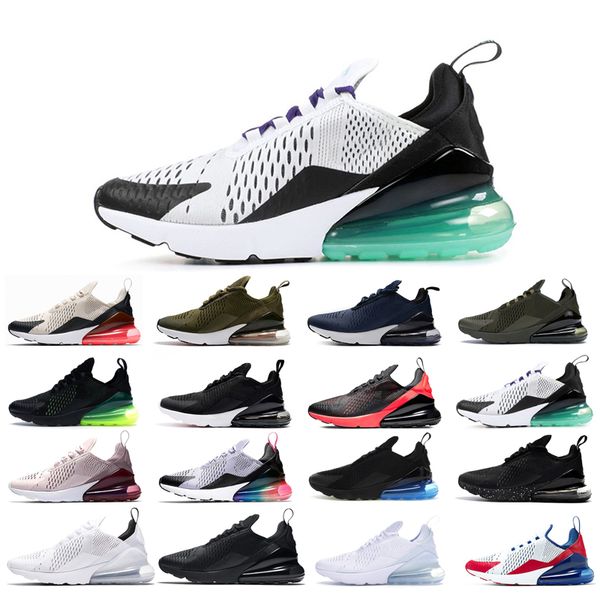 

270 running shoes for man woman 270s triple white black gold barely rose be true regency purple teal outdoor sports sneakers trainers size 3