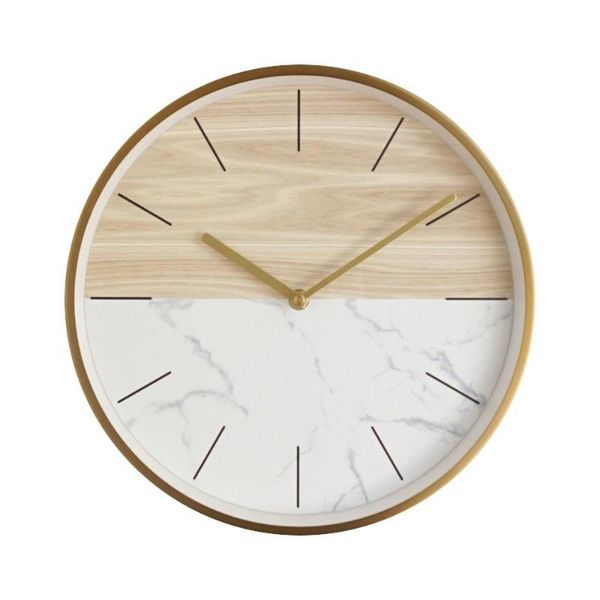 

wall clocks moden living room creative mute quartz watch marbling decoration post-modern light luxury pocket kitchen clock plastic