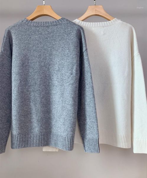 

sweater spring women and autumn skull abstract pattern round neck long sleeve cashmere knit women's sweaters, White;black