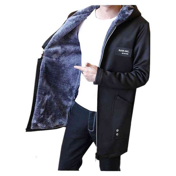 

men's coats fine male fit with warm coat cold-resistant fashion jacket size 4xl 5xl yto6, Tan;black