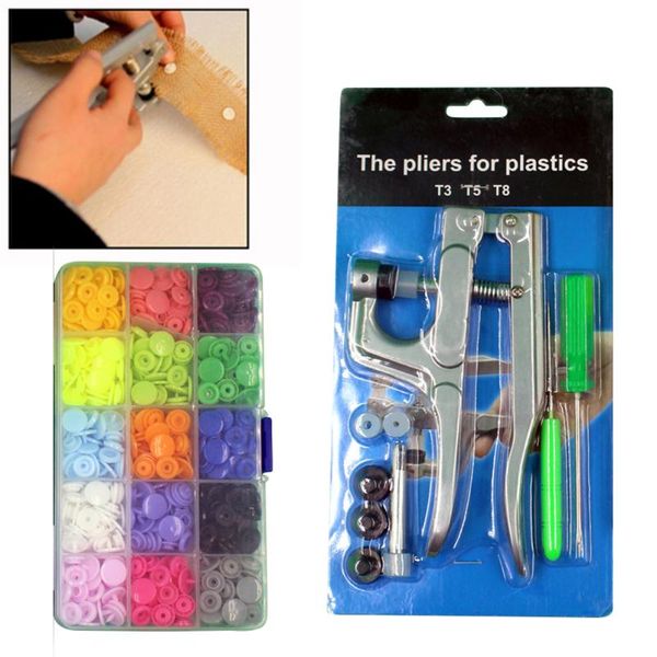 

shape fastener snap pliers kam button 150 set t5 plastic resin press stud cloth machine sewing tool notions & tools, Black