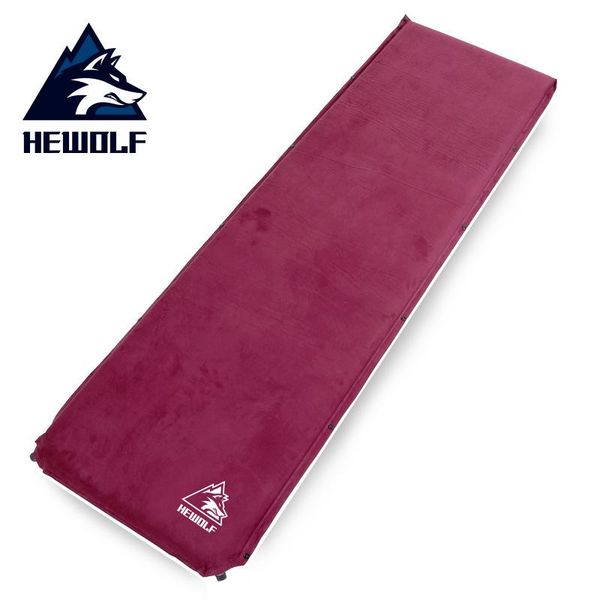 

hewolf suede splicable camp air mat automatic inflatable outdoor picnic barbecue beach rest mattress tent bed 200x63x6.4cm pads