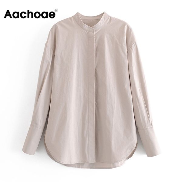 

solid vintage blouse women stand neck retro female shirt batwing long sleeve casual tunic spring autumn blusas 210413, White