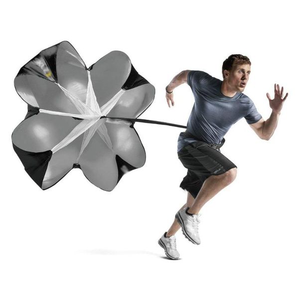 

outdoor fitness equipment 1pc resistance exercise speed training parachute running chute soccer power aids umbrella